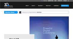 Desktop Screenshot of iabcanada.com